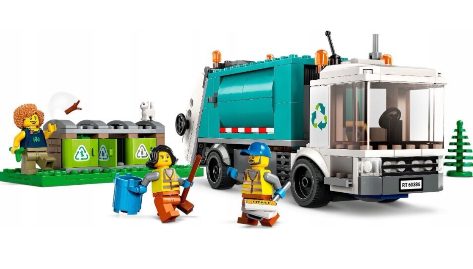 60386 LEGO® City Kierrätyskuorma-auto + pehmotyyny hinta ja tiedot | LEGOT ja rakennuslelut | hobbyhall.fi