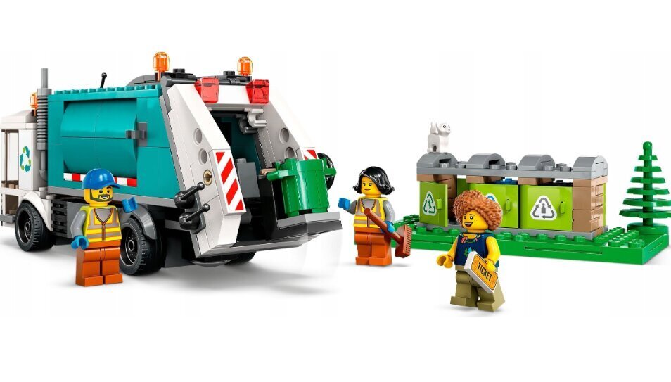 60386 LEGO® City Kierrätyskuorma-auto + pehmotyyny hinta ja tiedot | LEGOT ja rakennuslelut | hobbyhall.fi