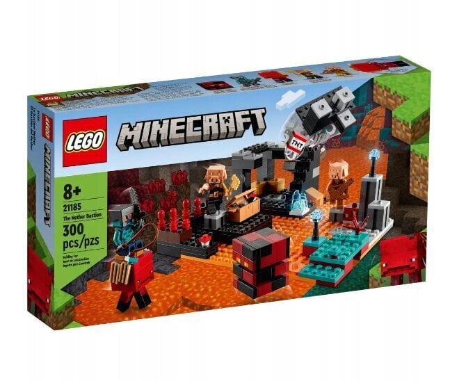 21185 LEGO® Minecraft® Netherin linnoitus + pehmotyyny hinta ja tiedot | LEGOT ja rakennuslelut | hobbyhall.fi