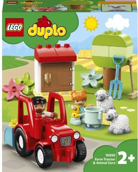 10950 LEGO® DUPLO® Maatilan traktori ja hoitoeläimet + pehmotyyny hinta ja tiedot | LEGOT ja rakennuslelut | hobbyhall.fi