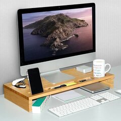 Monitoriteline Kesper, ruskea hinta ja tiedot | Tietokonepöydät ja työpöydät | hobbyhall.fi