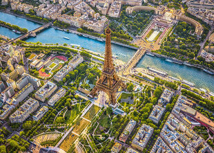 CherryPazzi palapeli View over Paris Eiffel Tower 1000 o. hinta ja tiedot | Palapelit | hobbyhall.fi