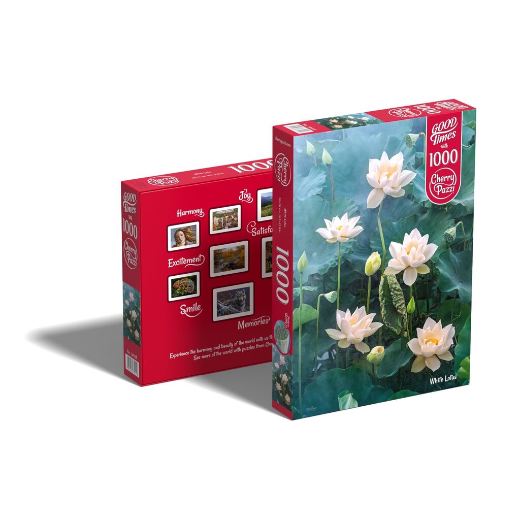 CherryPazzi palapeli White Lotus 1000 o. hinta ja tiedot | Palapelit | hobbyhall.fi