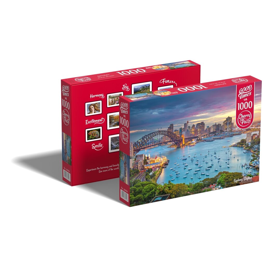 CherryPazzi palapeli Sydney Skyline 1000 o. hinta ja tiedot | Palapelit | hobbyhall.fi