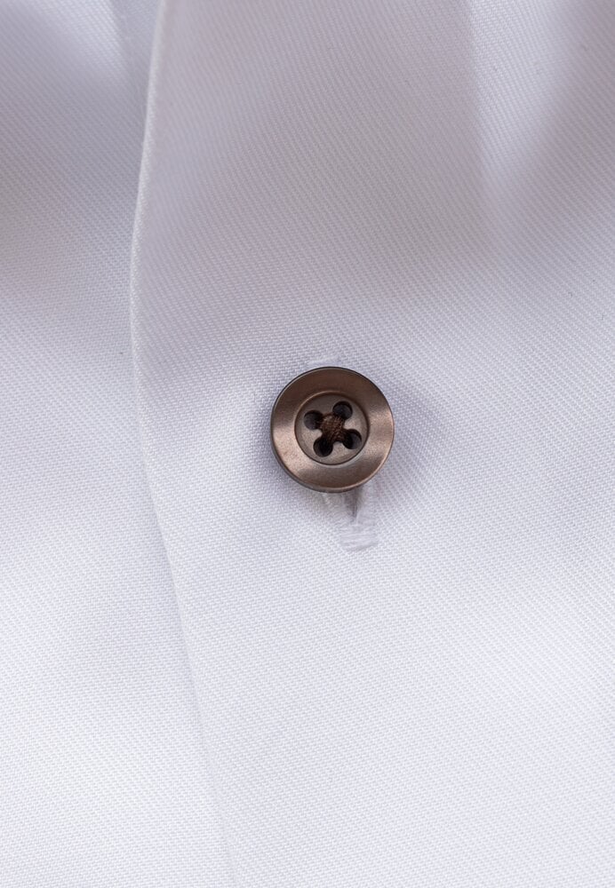 Miesten valkoinen paita kontrastilla (Slim) Standard 23002S1 hinta ja tiedot | Miesten kauluspaidat | hobbyhall.fi