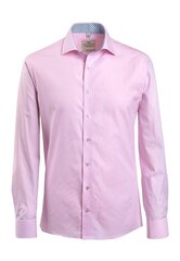 Miesten vaaleanpunainen paita kontrastilla (Slim) Standard 23003S1 hinta ja tiedot | Miesten kauluspaidat | hobbyhall.fi