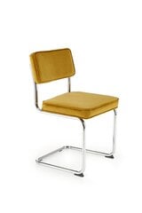 4 tuolin setti K510, keltainen/hopea hinta ja tiedot | Ruokapöydän tuolit | hobbyhall.fi