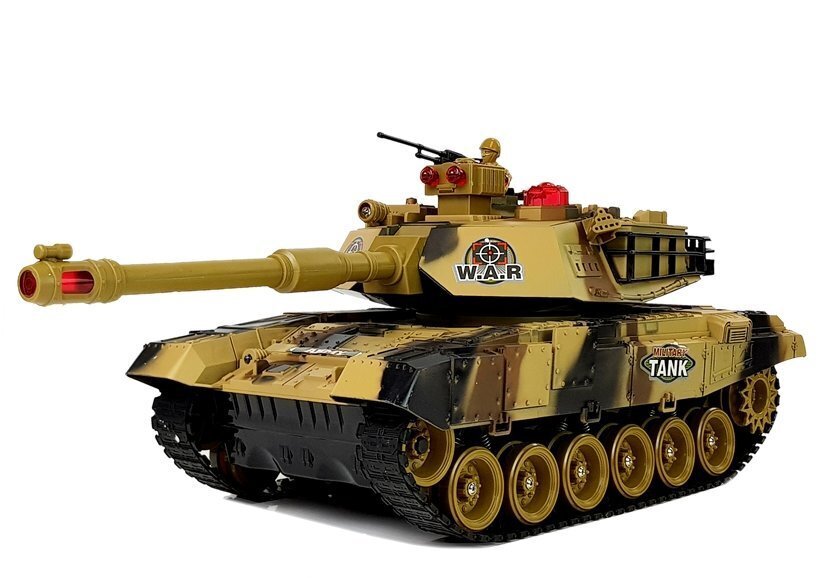 Sotatankki kauko-ohjattava tankki, keltainen hinta ja tiedot | Poikien lelut | hobbyhall.fi