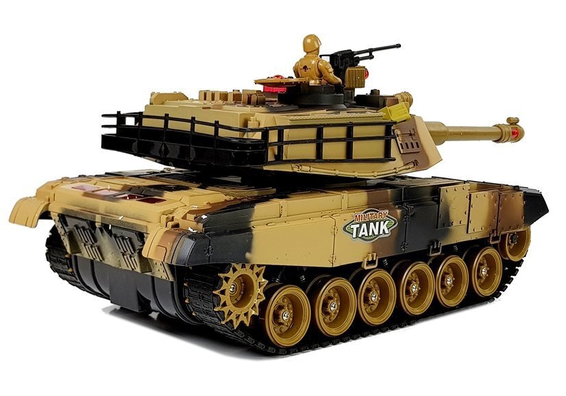 Sotatankki kauko-ohjattava tankki, keltainen hinta ja tiedot | Poikien lelut | hobbyhall.fi