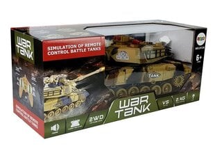 Sotatankki kauko-ohjattava tankki, keltainen hinta ja tiedot | Poikien lelut | hobbyhall.fi