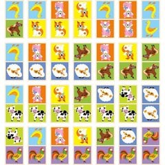 Puinen dominopeli - eläimet hinta ja tiedot | Vauvan lelut | hobbyhall.fi