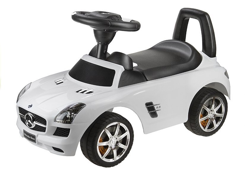 Mercedes-Benz SLS AMG, potkuauto, valkoinen hinta ja tiedot | Vauvan lelut | hobbyhall.fi