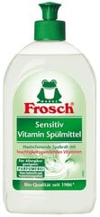 Antiallerginen astianpesuaine Frosch, vitamiineilla 500 ml hinta ja tiedot | Astianpesuaineet | hobbyhall.fi