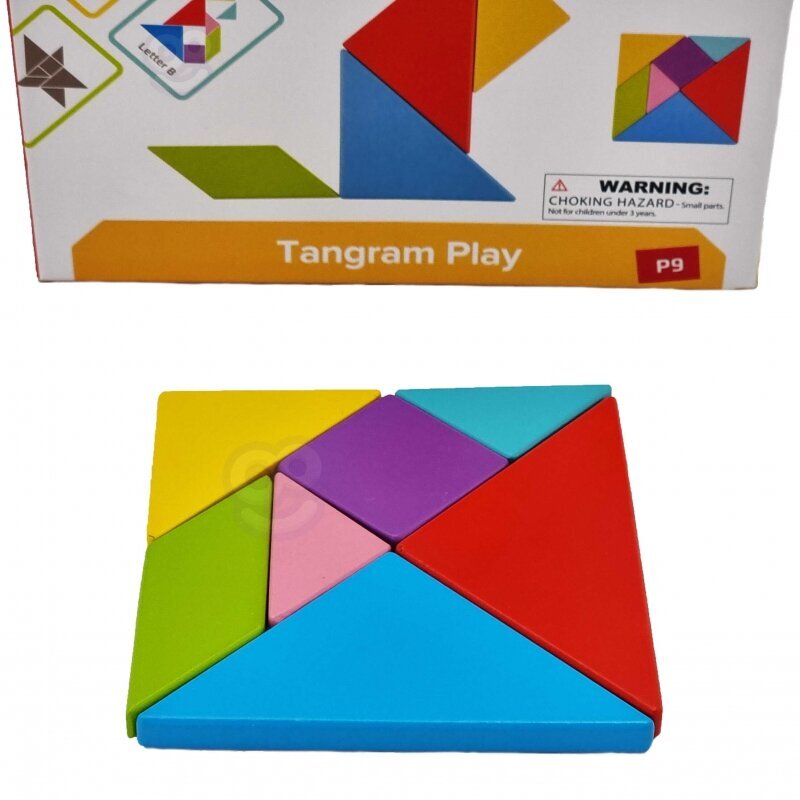 Puinen palapeli - Tangram, 42 palaa hinta ja tiedot | Vauvan lelut | hobbyhall.fi