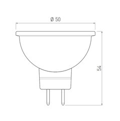 LED-lamppu, 6W, MR16, DC12V hinta ja tiedot | Lamput | hobbyhall.fi