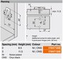 10 x Blum cross CLIP saranalevyt, 0 mm, EXPANDO, epäkeskisesti säädettävä, nikkelin väri hinta ja tiedot | Muut huonekalutarvikkeet | hobbyhall.fi