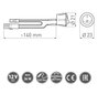 GTV sisäänrakennettu kytkin AE-WLC01-20, 12V 3A hinta ja tiedot | Kytkimet ja pistorasiat | hobbyhall.fi