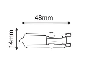 LED-lamppu GTV G9 COB 2.5W 3000K hinta ja tiedot | GTV Valaistus ja sähkölaitteet | hobbyhall.fi