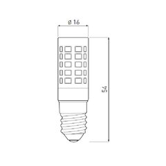 Hehkulamppu LED GTV LD-E14P35WE-30, E14, 350lm, 3000K hinta ja tiedot | Lamput | hobbyhall.fi