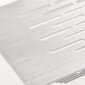 Tuuletusritilä kiillotetun teräksen värisenä, 480 x 80 mm, GTV hinta ja tiedot | Kylpyhuoneen tuulettimet | hobbyhall.fi