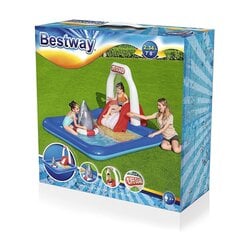 Puhallettava uima -allas liukumäellä Bestway Lifeguard, 2,34 mx 2,03 mx 1,29 m hinta ja tiedot | Uima-altaat | hobbyhall.fi