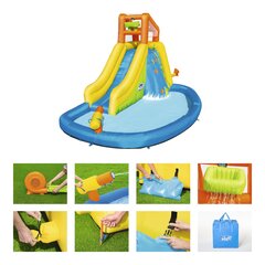 Puhallettava uima-allas liukumäellä Bestway Mount Splashmore Mega Water Park, 435x286x267 cm hinta ja tiedot | Uima-altaat | hobbyhall.fi