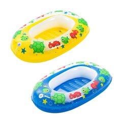 Kumivene lapsille Bestway Kiddie Raft, keltainen/sininen. hinta ja tiedot | Puhallettavat vesilelut ja uima-asusteet | hobbyhall.fi