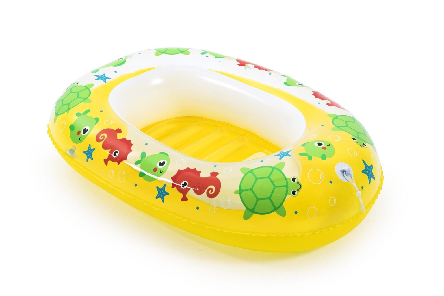 Kumivene lapsille Bestway Kiddie Raft, keltainen/sininen. hinta ja tiedot | Puhallettavat vesilelut ja uima-asusteet | hobbyhall.fi