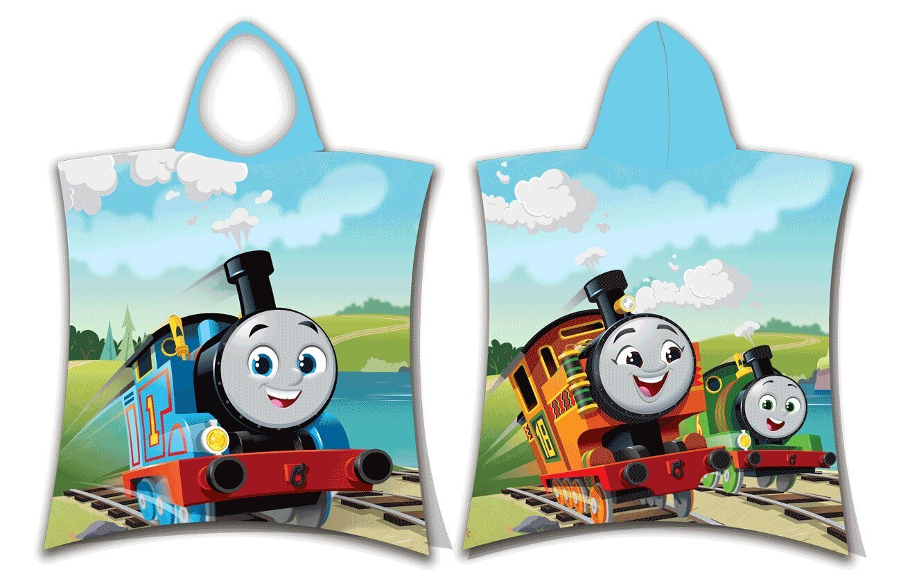 Thomas & Friends lasten poncho, 50x115 cm hinta ja tiedot | Pyyhkeet | hobbyhall.fi