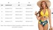 Bikinit Ybenlover, keltainen/sininen hinta ja tiedot | Naisten uimapuvut | hobbyhall.fi