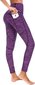 Naisten leggingsit Flatik, violetti hinta ja tiedot | Naisten urheiluvaatteet | hobbyhall.fi