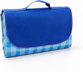 Diko piknikpeitto, kantokahva, 200 x 200 cm, sininen hinta ja tiedot | Retkeilyalustat, piknikhuovat | hobbyhall.fi