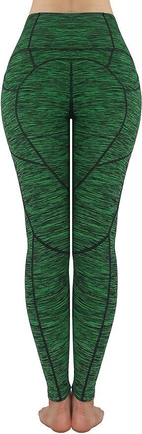 Naisten leggingsit Flatik, taskut, läpinäkymätön, vihreä hinta ja tiedot | Naisten urheiluvaatteet | hobbyhall.fi