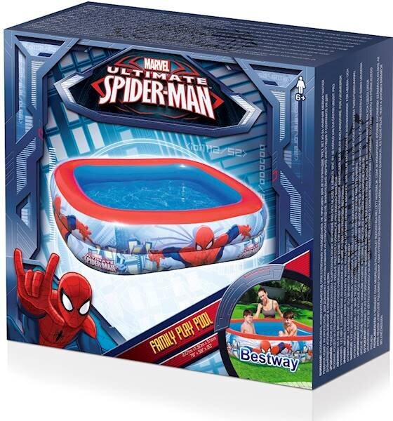 Puhallettava allas Bestway Spiderman, 200x148x48 hinta ja tiedot | Uima-altaat | hobbyhall.fi