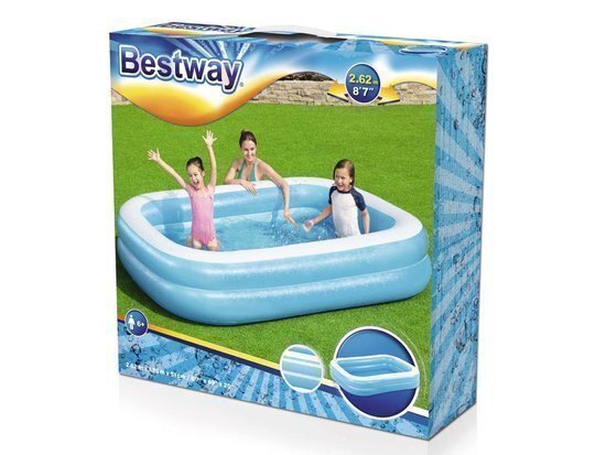 Bestway puhallettava uima-allas 262 x 175 x 51 cm hinta ja tiedot | Uima-altaat | hobbyhall.fi