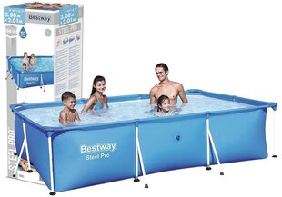 Bestway kehystetty puutarha-allas 300 cm x 201 cm x 66 cm hinta ja tiedot | Uima-altaat | hobbyhall.fi