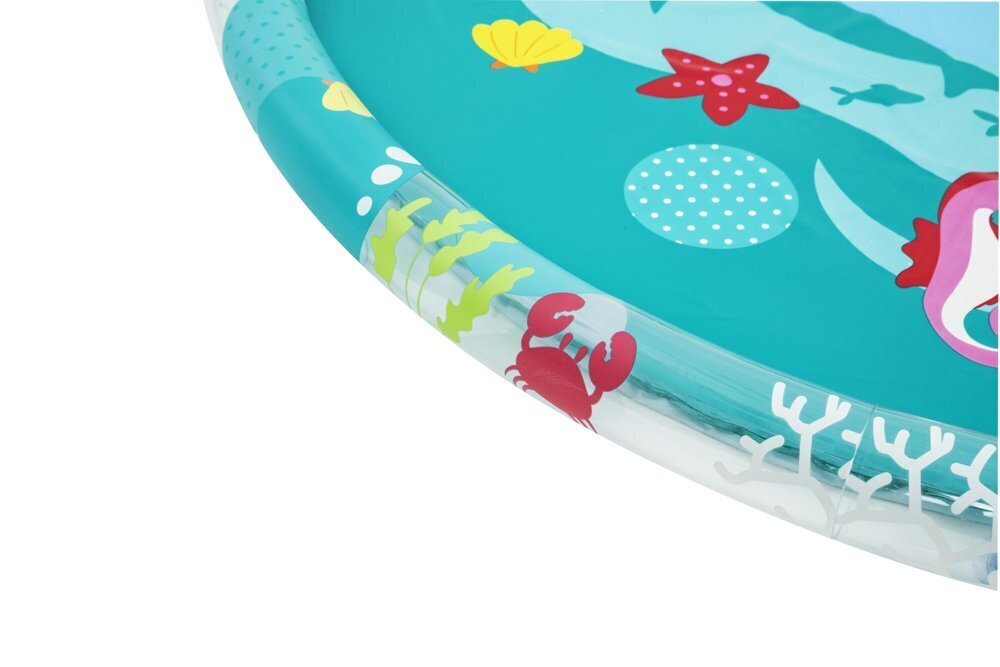 Bestway puhallettava uima-allasmatto lasten suihkulähteellä 165 cm hinta ja tiedot | Puhallettavat vesilelut ja uima-asusteet | hobbyhall.fi