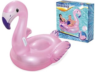 Ilmatäytteinen lautta Bestway "Flamingo", 127 cm hinta ja tiedot | Puhallettavat vesilelut ja uima-asusteet | hobbyhall.fi