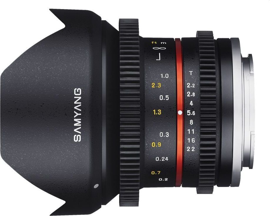 Samyang 12mm T2.2 Cine NCS CS Sony E hinta ja tiedot | Objektiivit | hobbyhall.fi