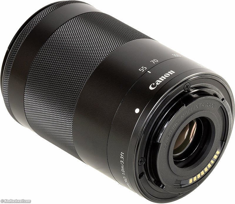 Objektiivi Canon EF-M 55-200mm f / 4.5-6.3 IS STM, musta hinta ja tiedot | Objektiivit | hobbyhall.fi