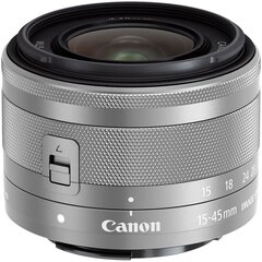 Canon EF-M 15-45mm f / 3.5-6.3 IS STM, valkoinen laatikko hinta ja tiedot | Objektiivit | hobbyhall.fi