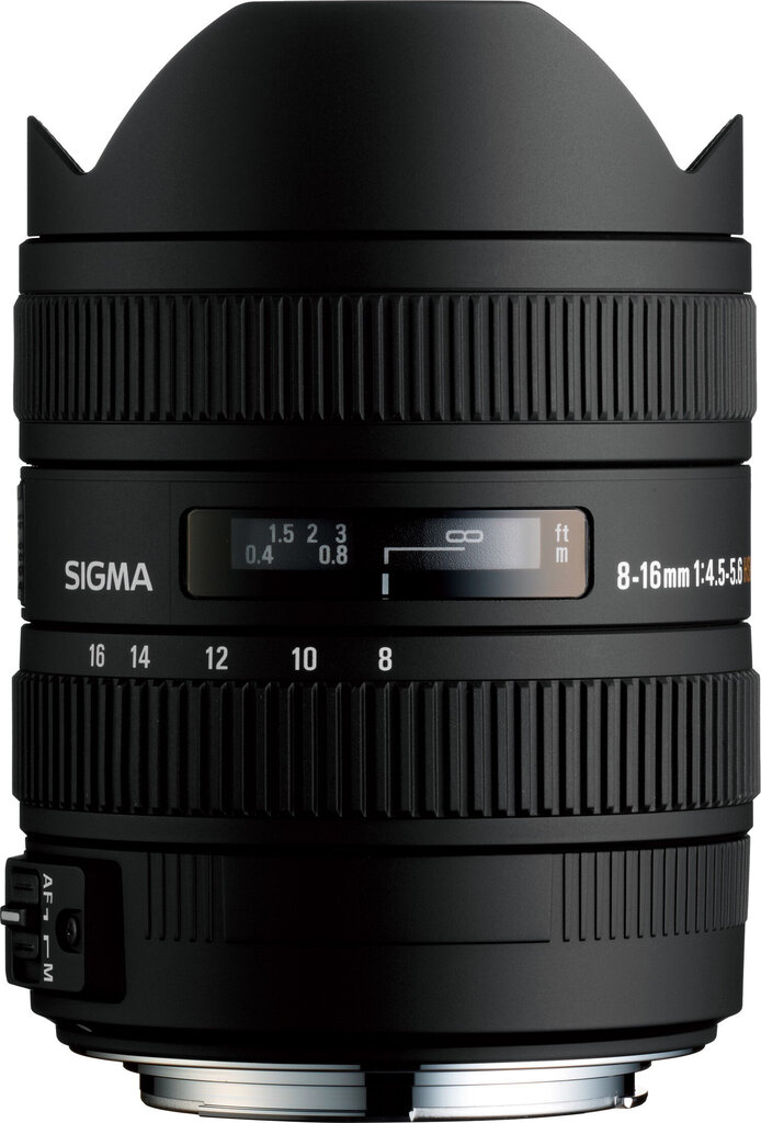 Sigma 8-16mm f / 4.5-5.6 DC HSM -objektiivi Canonille hinta ja tiedot | Objektiivit | hobbyhall.fi