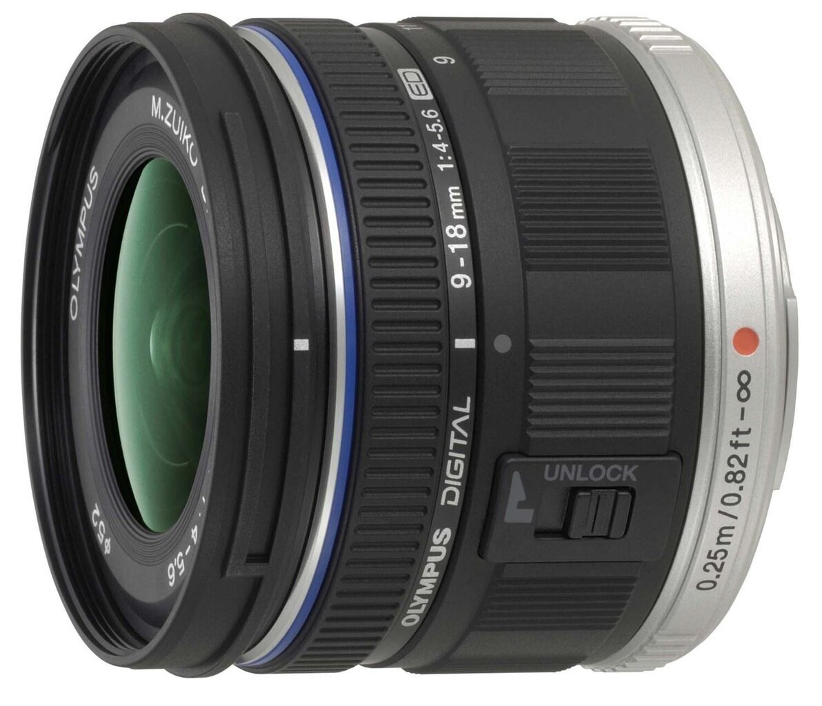 OLYMPUS M.ZUIKO ED 9-18MM 1:4.0-5.6 hinta ja tiedot | Objektiivit | hobbyhall.fi