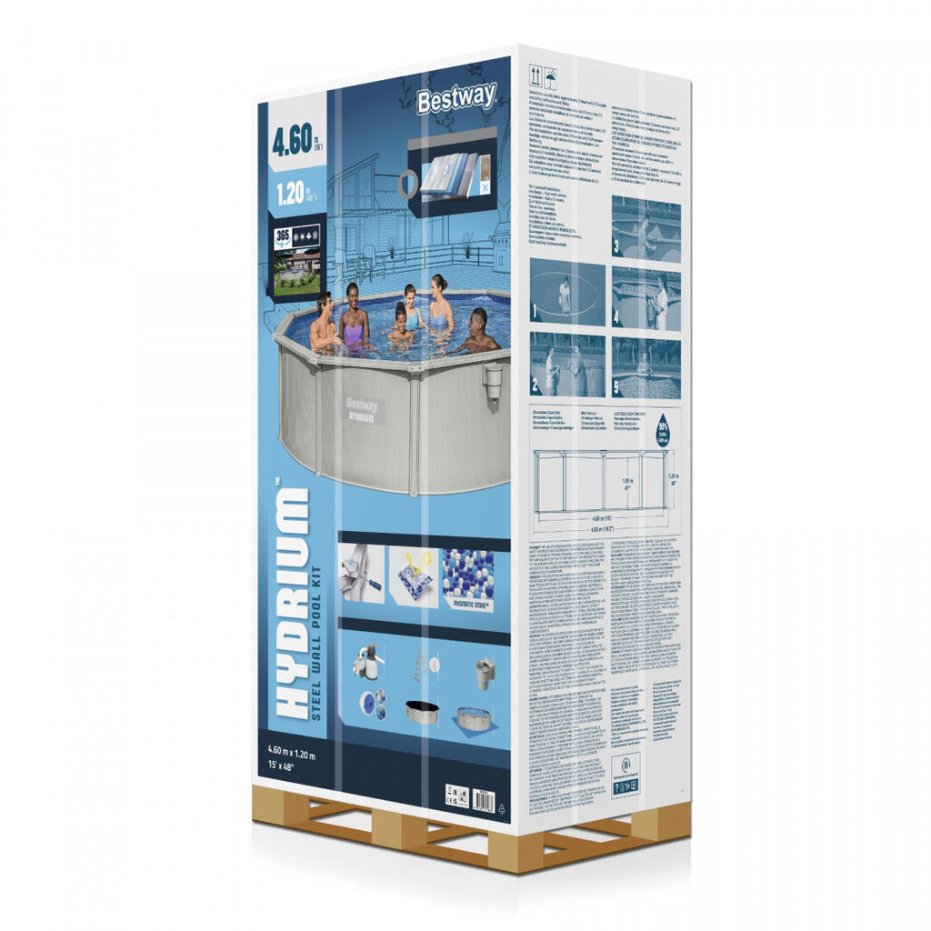 Uima-allas Bestway Hydrium, 460x120 hinta ja tiedot | Uima-altaat | hobbyhall.fi