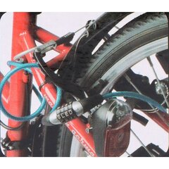 Dunlop Spiral polkupyörän lukko, violetti hinta ja tiedot | Polkupyörän lukot | hobbyhall.fi