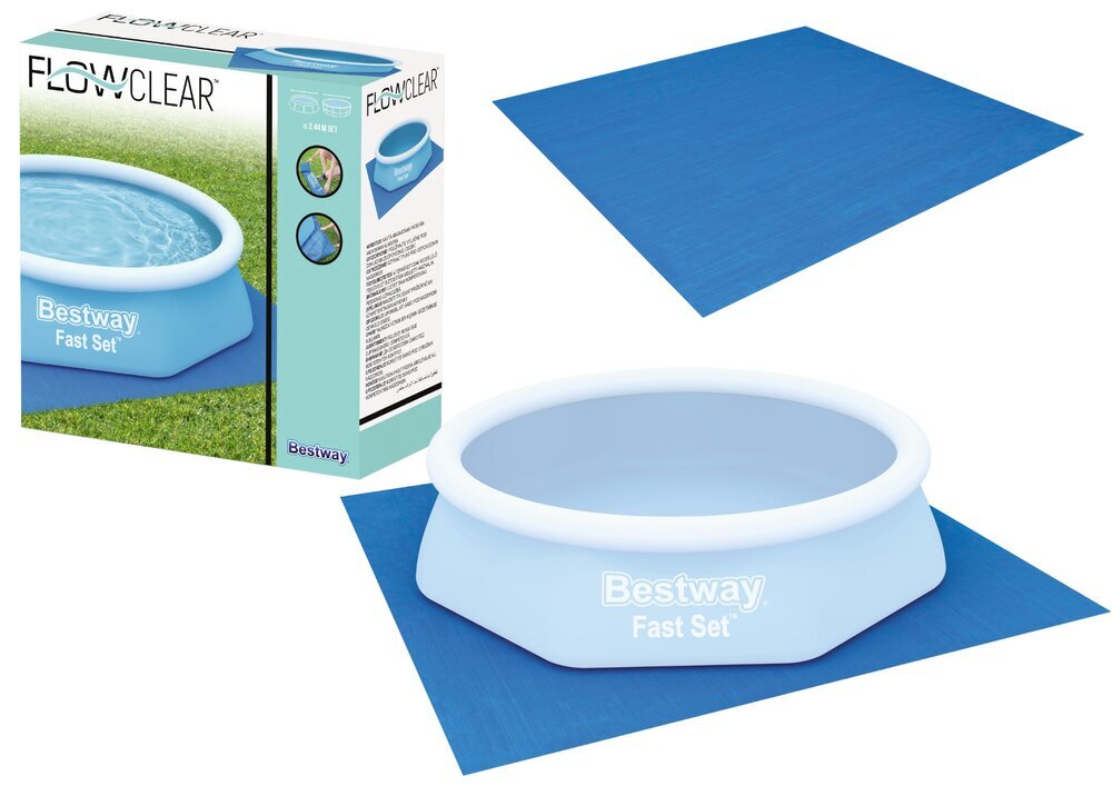 Bestway-allasmatto 274 x 274 cm hinta ja tiedot | Uima-allastarvikkeet | hobbyhall.fi