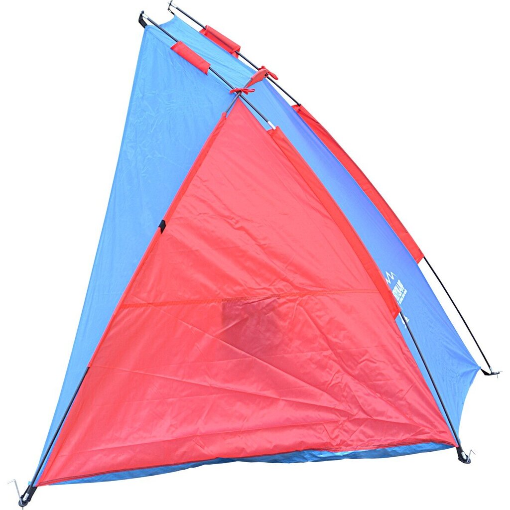 Enero Camp rantateltta 200 x 120 x 120 cm, sininen/punainen hinta ja tiedot | Teltat | hobbyhall.fi
