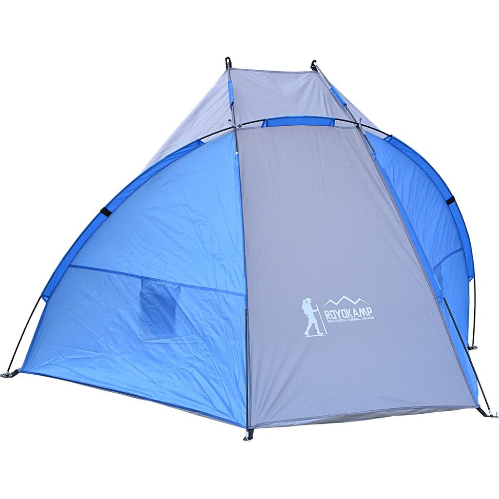 Enero Camp rantateltta 200 x 120 x 120 cm, sininen/harmaa hinta ja tiedot | Teltat | hobbyhall.fi