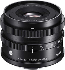 Sigma 45mm F2.8 DG DN hinta ja tiedot | Objektiivit | hobbyhall.fi