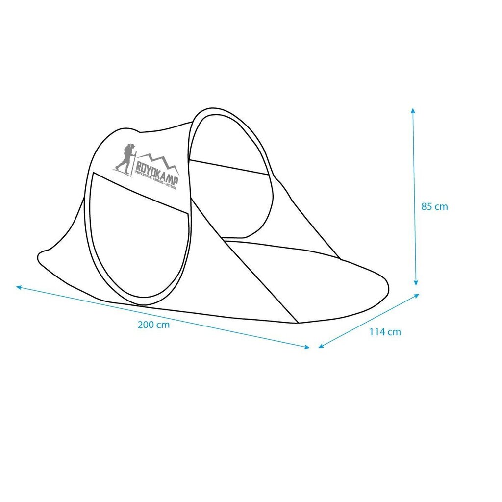 Royokamp rantateltta, sininen hinta ja tiedot | Teltat | hobbyhall.fi